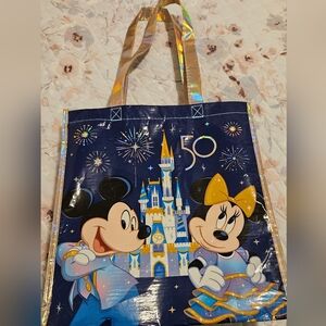 New Disney World 50th Anniversary Medium Reusable Tote Bag